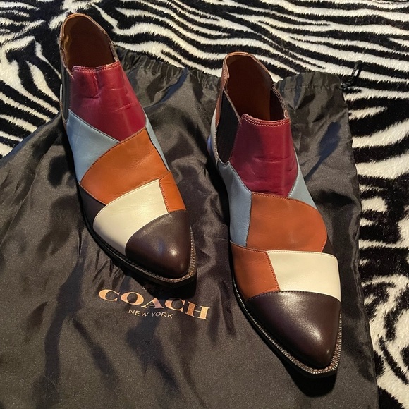 Coach Shoes - Coach Leather boots 8B